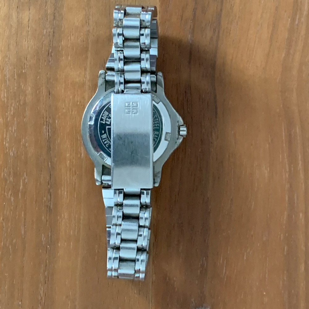 Givenchy Women's Silver Stainless Steel Bracelet Watch - Silver White Dial - Picture 4 of 6